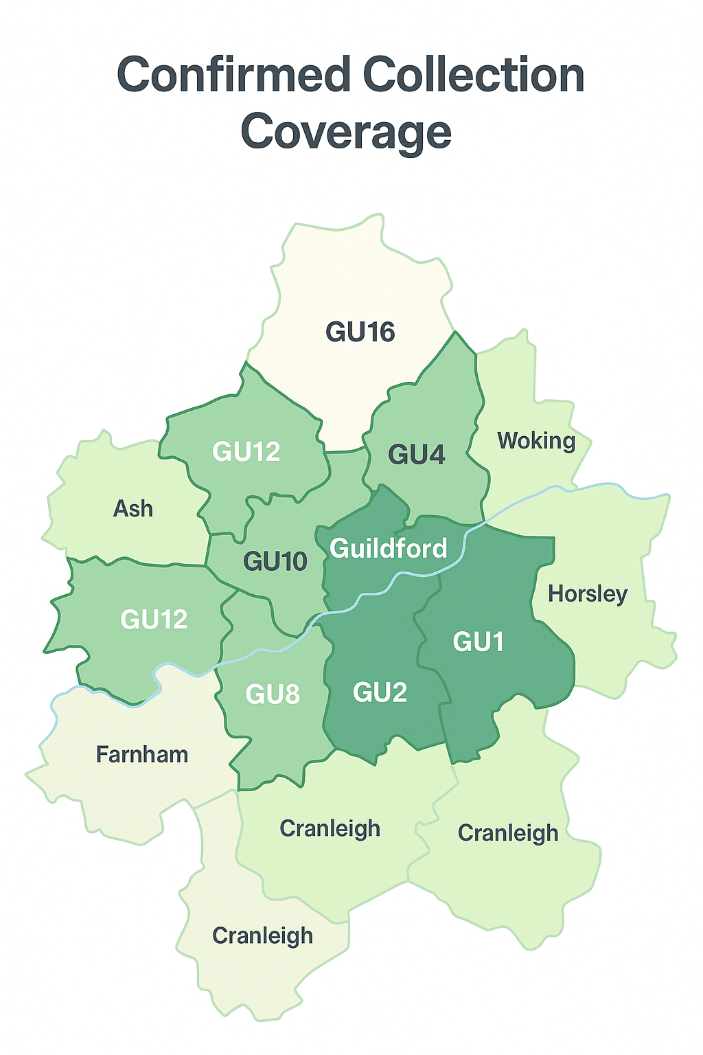 Guildford Borough Coverage Map